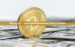 美股怎么汇款？一文带你了解跨境投资的便捷途径-美股怎么汇款到国内